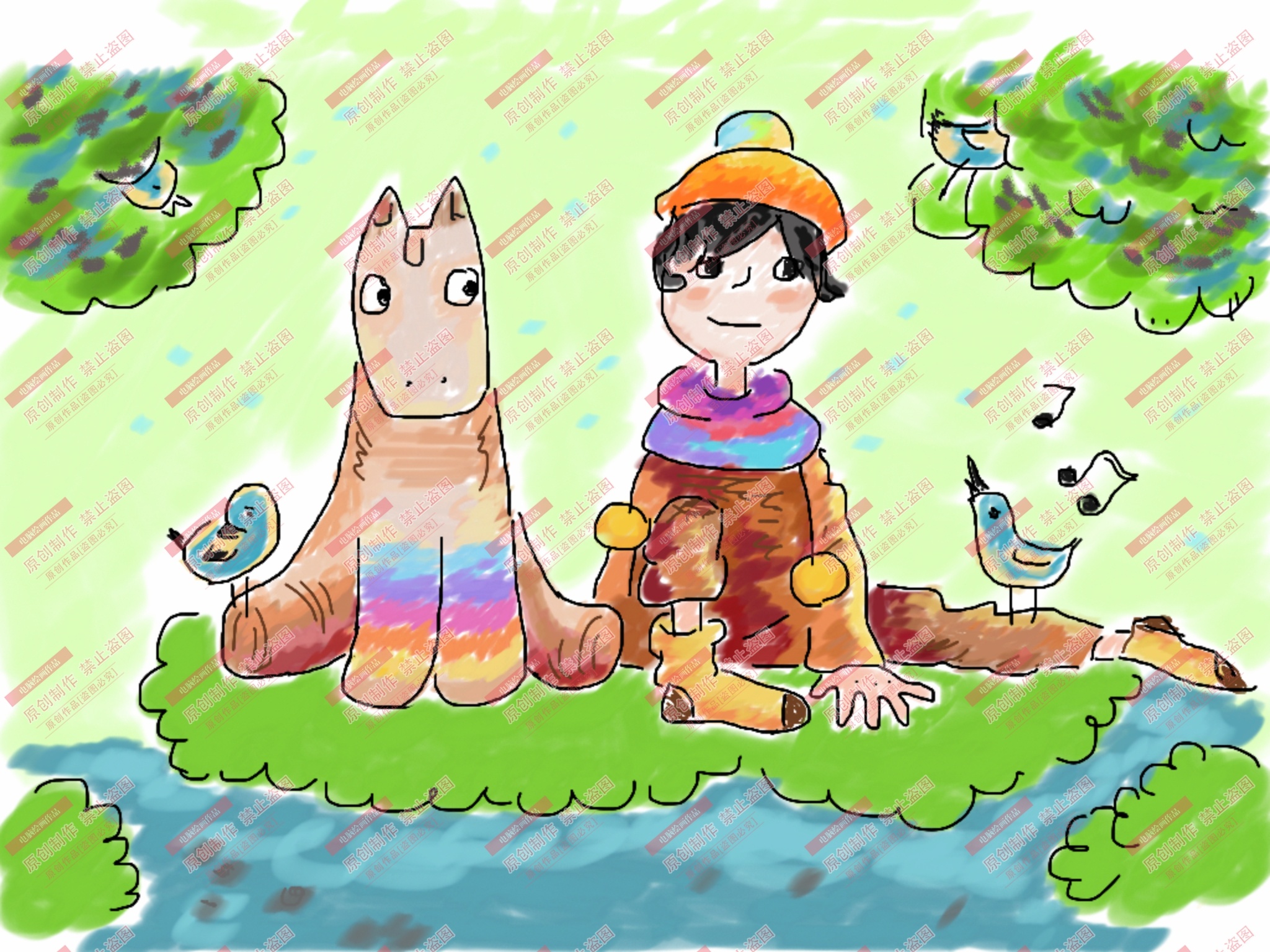 电脑作品电脑绘画作品 中小学电脑绘画作品