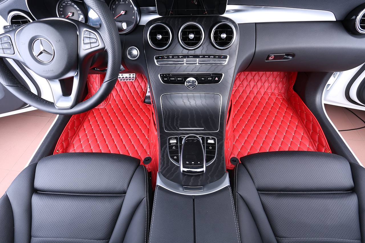 汽车脚垫拍摄 奔驰专用脚垫拍摄 原图无修