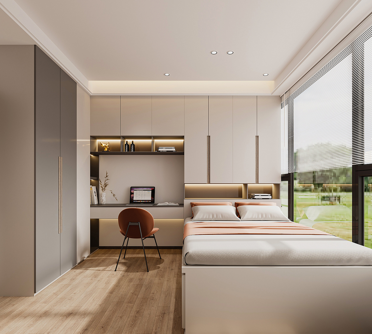 深圳装修：大族云峰二期，现代简约风设计