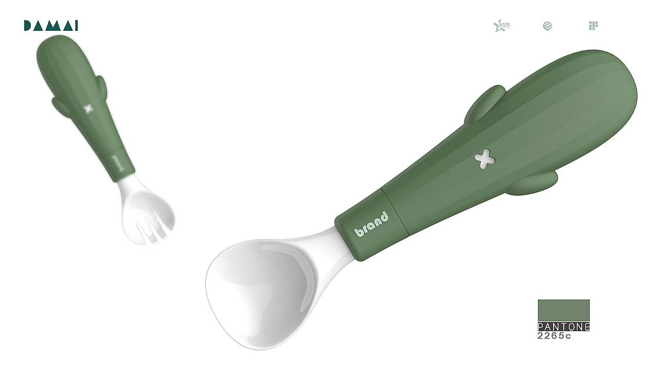 多功能儿童叉勺（图ZMjQ0MDA1MzQw） - 生活用品 - 站酷设计师大麦设计原创素材 - 站酷ZCOOL