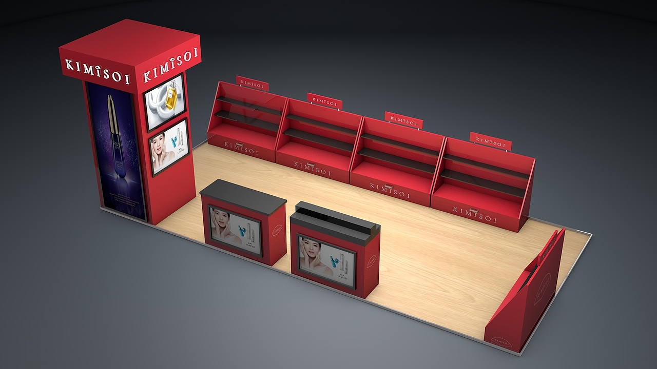 化妆品展柜设计（图ZMjEzMTc2ODc2） - 建筑/空间 - 站酷设计师haimw1原创素材 - 站酷ZCOOL