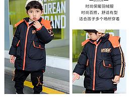 時尚簡約童裝羽絨服詳情頁