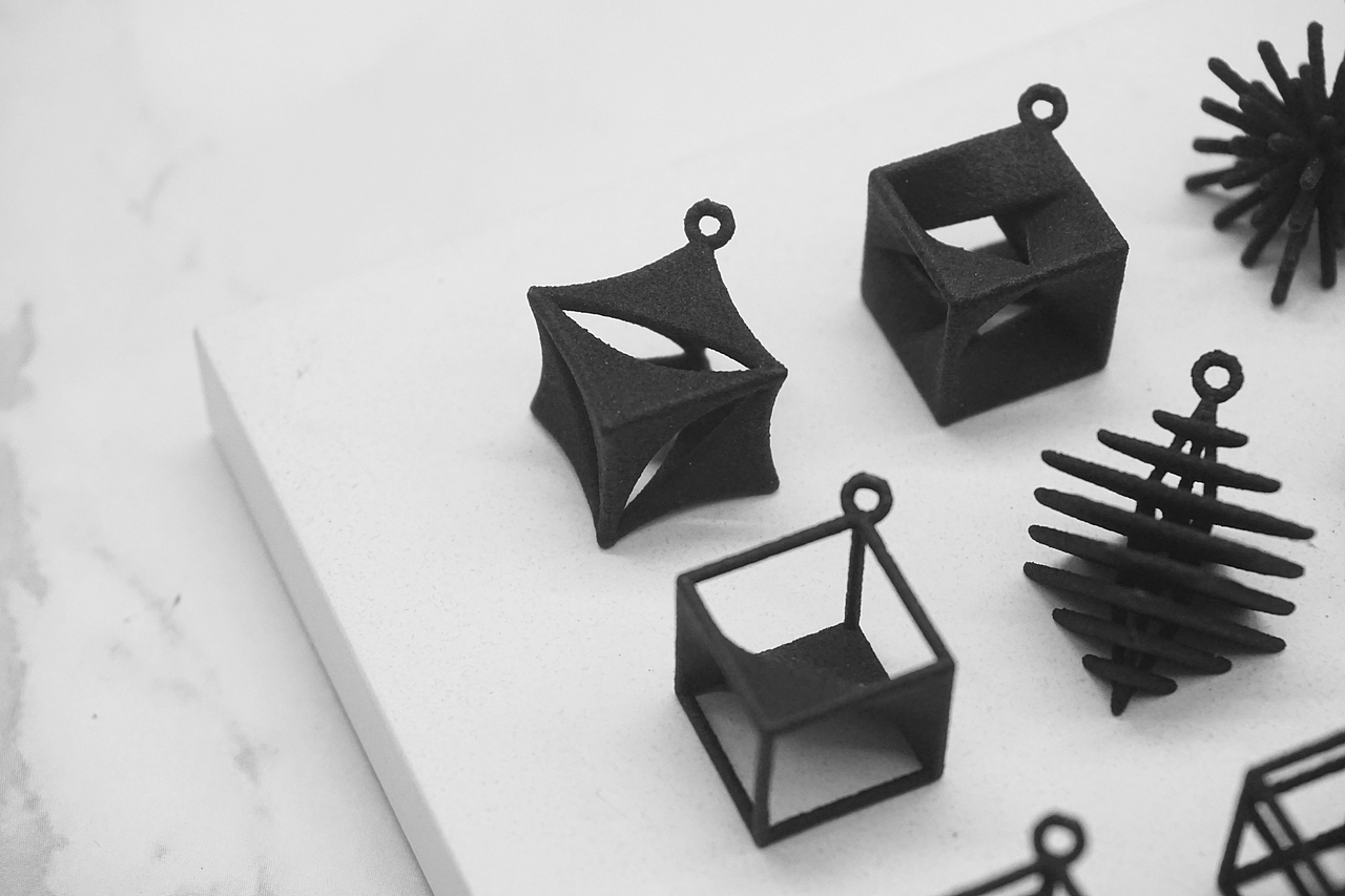 造么作品 | CUBE系列3D打印耳坠