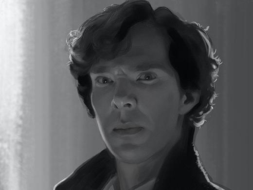 本尼迪克特·康伯巴奇（Benedict Cumberbatch）（个人主页-ZNDg2NzI0MjA=） - 创作习作 - 站酷设计师__DoubleDan__原创素材 - 站酷ZCOOL
