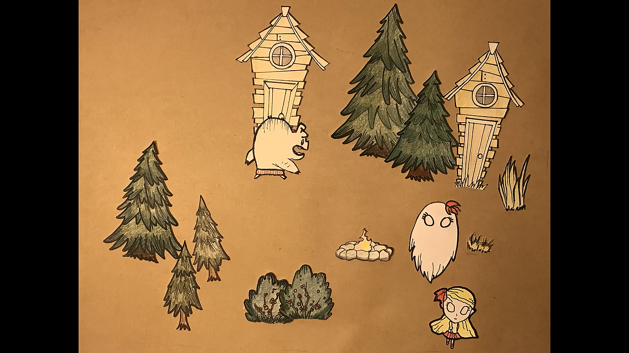 Don't Starve 剪纸风格定格动画（图ZMTMxMjMzMDA0） - 动画片 - 站酷设计师球球璇原创素材 - 站酷ZCOOL