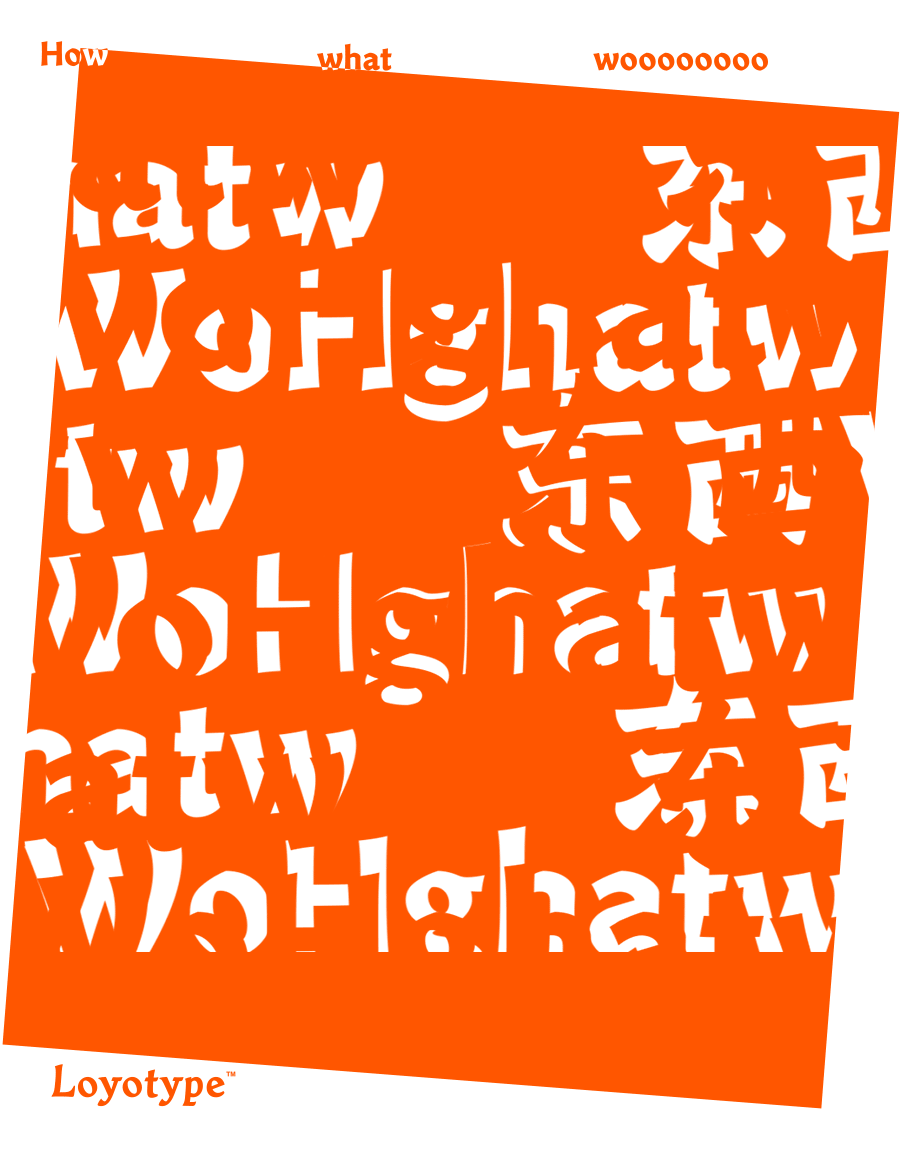 2018-2020 Loyotype_获奖字体③（图ZMjYzNTgxMjg0） - 字体/字形 - 站酷设计师loyotype原创素材 - 站酷ZCOOL