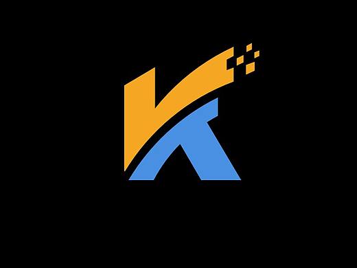 「logo临摹」字母K图标