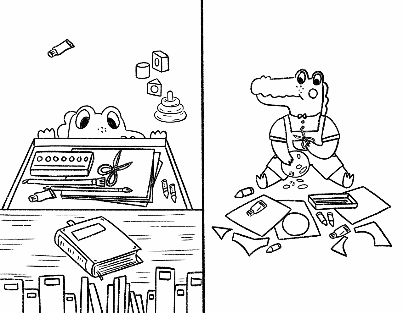 黑白儿童绘本故事集