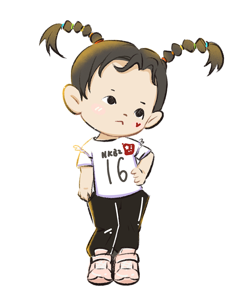 足球宝贝Q版插画