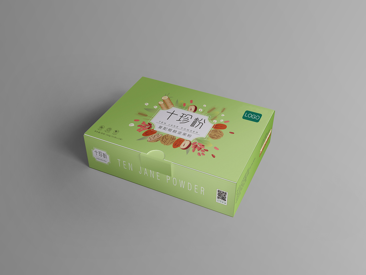 代餐粉包装作品练习