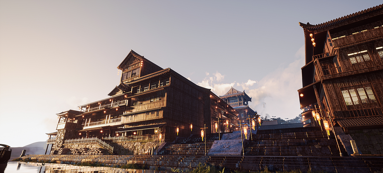 UE4古风场景（图ZMjEyODcyNjY4） - 动画/影视 - 站酷设计师这个道友原创素材 - 站酷ZCOOL