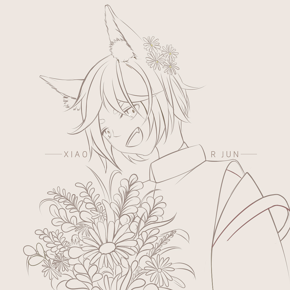 猫男|插画|艺术插画|z65795127_临摹作品-站酷zcool