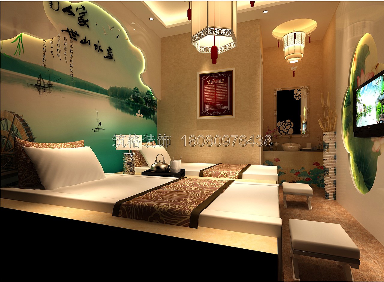 贵阳专业足浴会所装饰设计|贵阳足浴SPA装修设计案例|贵阳足浴会所如何设计好