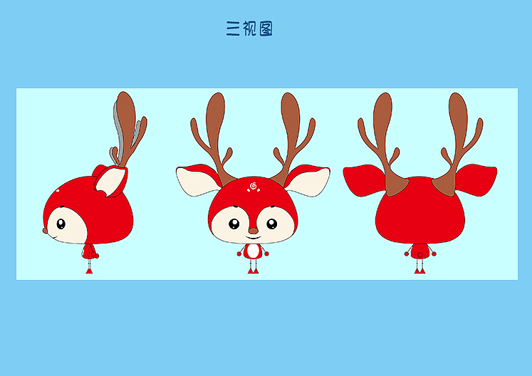 网易云音乐卡通形象设计