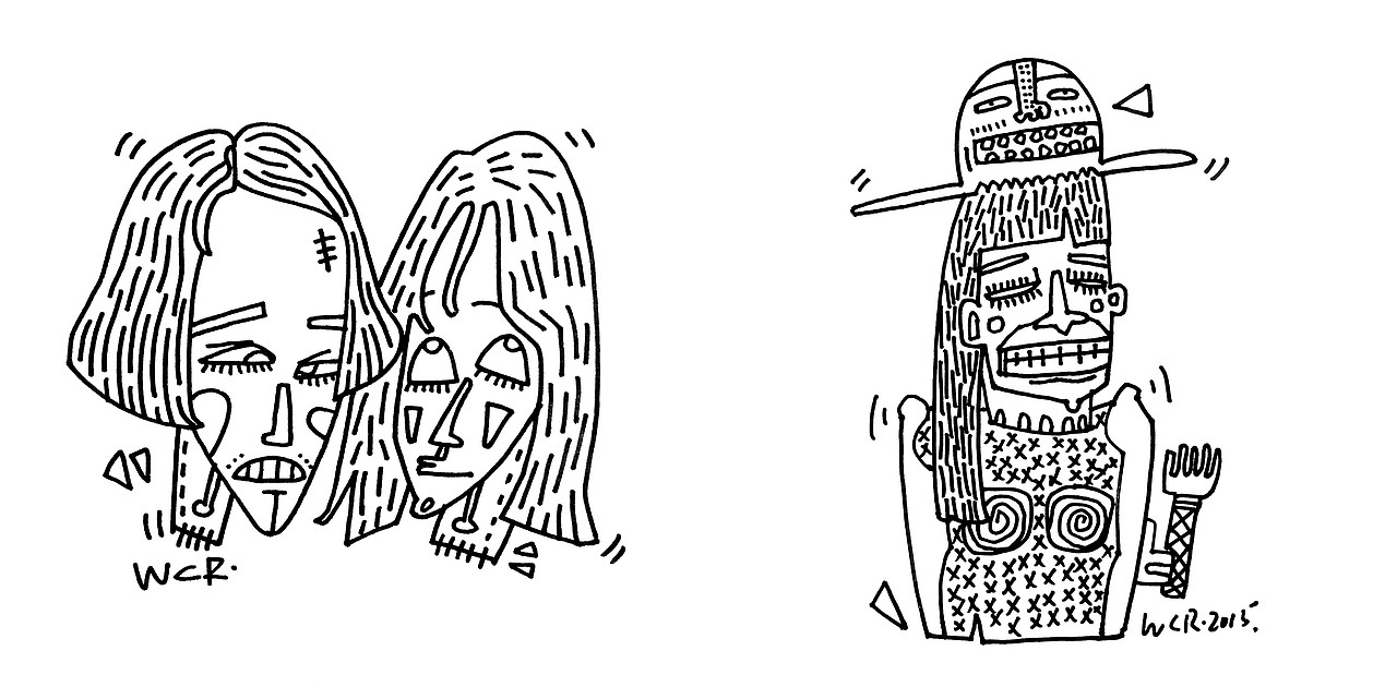 FaceDoodle│怪相涂鸦（图ZNjQ1ODE3NDg=） - 艺术插画 - 站酷设计师王晨睿原创素材 - 站酷ZCOOL