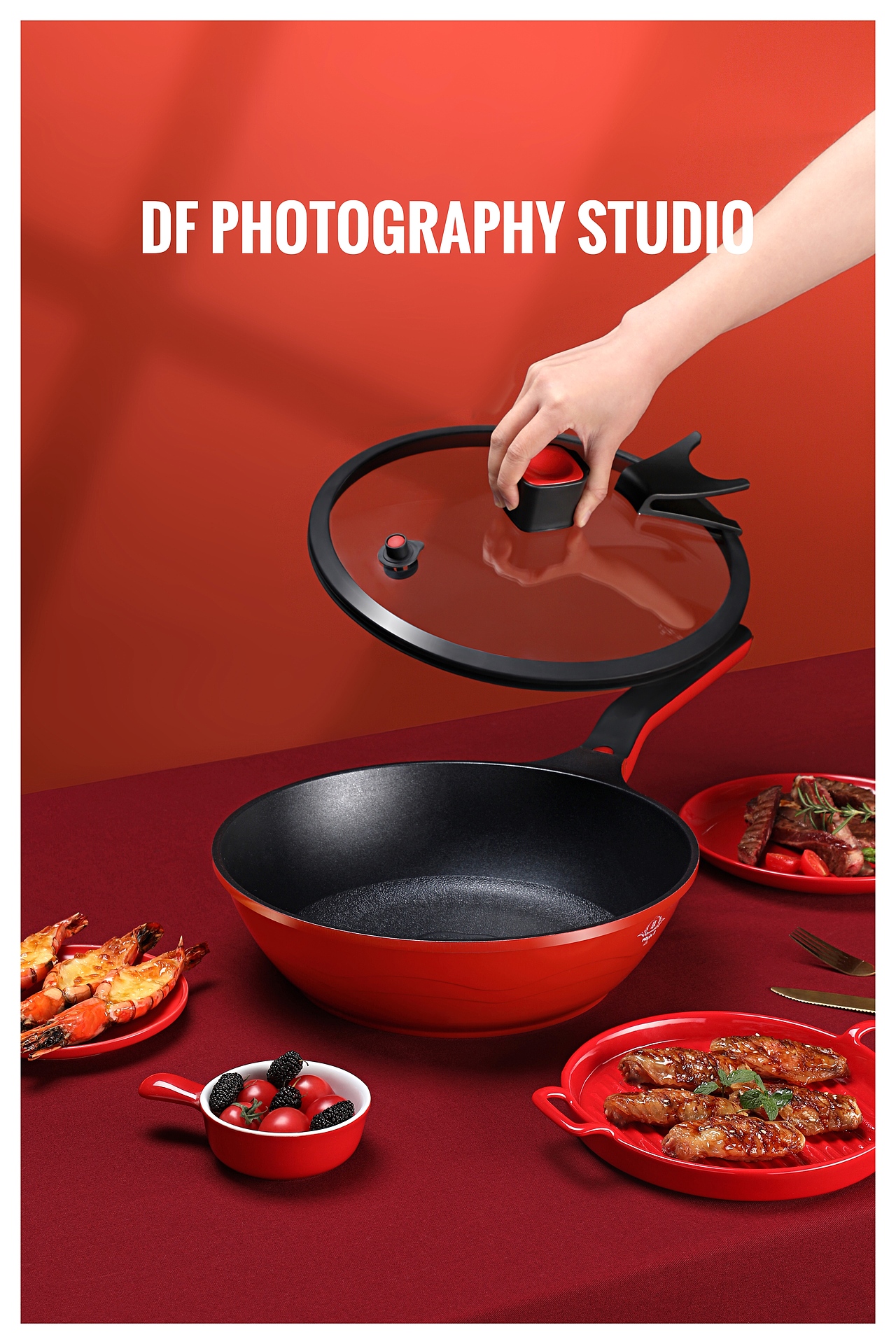 锅 不粘锅 不锈钢锅（图ZMjM0MTE0OTYw） - 产品摄影 - 站酷设计师DF商业摄影原创素材 - 站酷ZCOOL