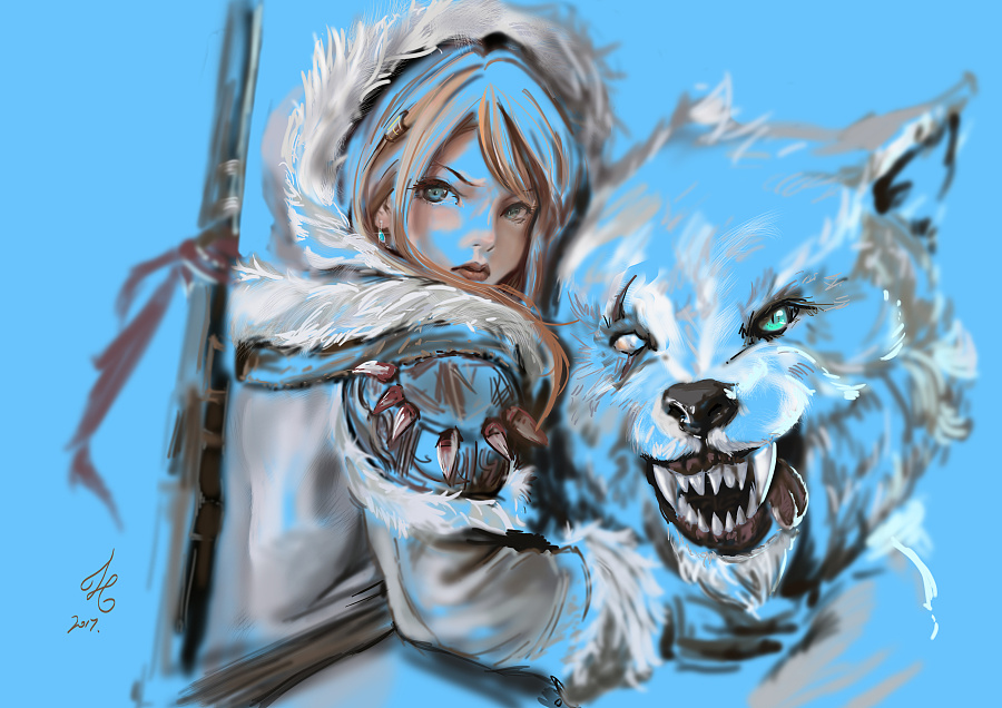 康复练习2《白狼少女》