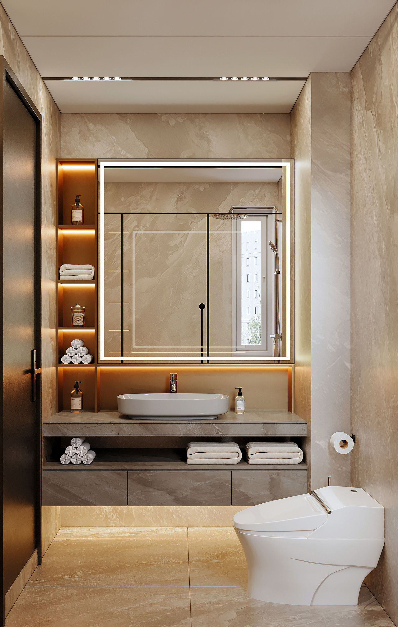 保利江山樾167m²现代风格|小羊绘图|时创装饰设计（图ZMjg0NzUwNTQ4） - 家装设计 - 站酷设计师昔日的美原创素材 - 站酷ZCOOL