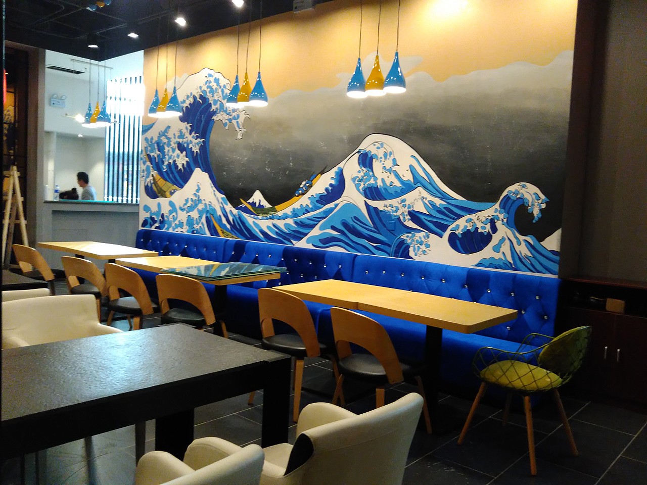 太原日本料理店手绘墙绘墙体彩绘。太原幼儿园文化墙。太原文化墙彩绘，太原手绘墙，太原墙绘，太原彩绘（图ZNjk1MjI0MTI=） - 商业插画 - 站酷设计师太原墙绘太原手绘原创素材 - 站酷ZCOOL