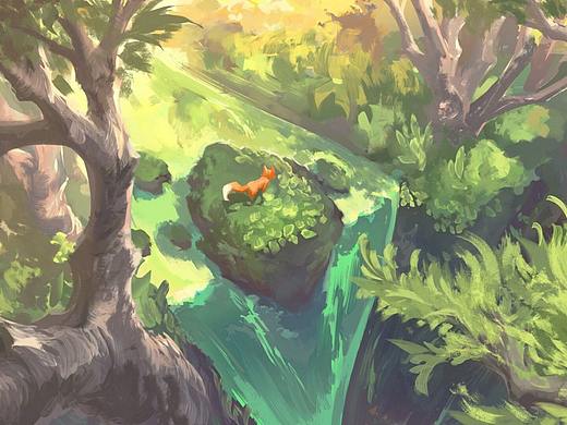 孤独的小狐狸高清动态壁纸