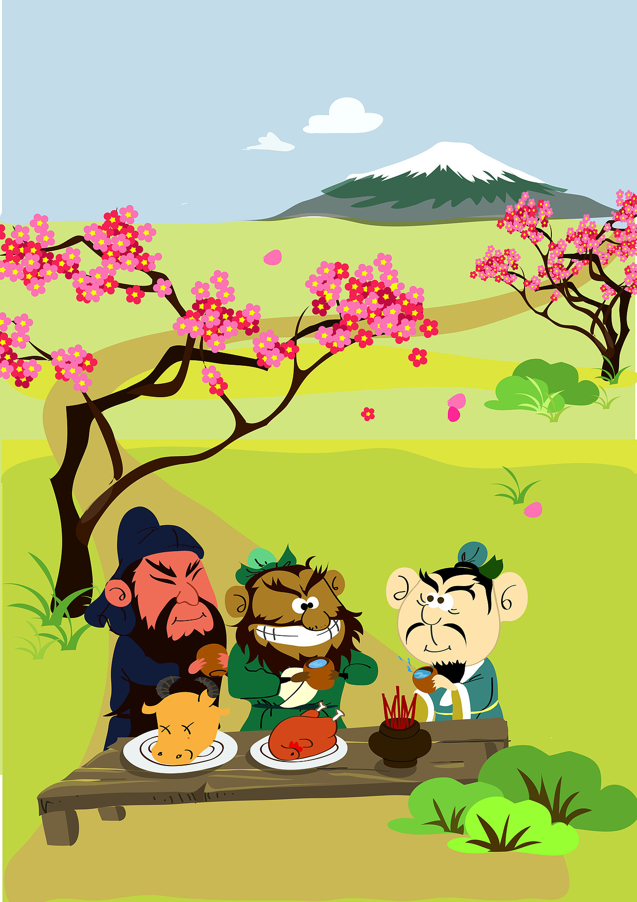 漫画配色训练——三国演义（图ZMzUxNDY5ODA=） - 图案 - 站酷设计师承承的橙子原创素材 - 站酷ZCOOL