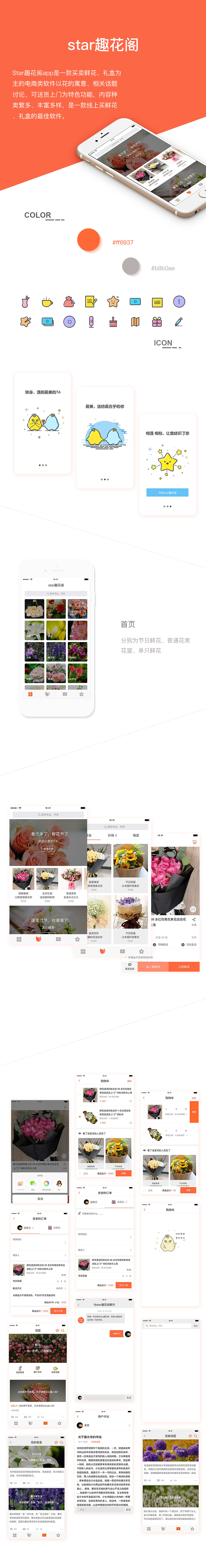 star趣花阁 app（图ZNjU5MDI2MjQ=） - APP界面 - 站酷设计师六月柿原创素材 - 站酷ZCOOL