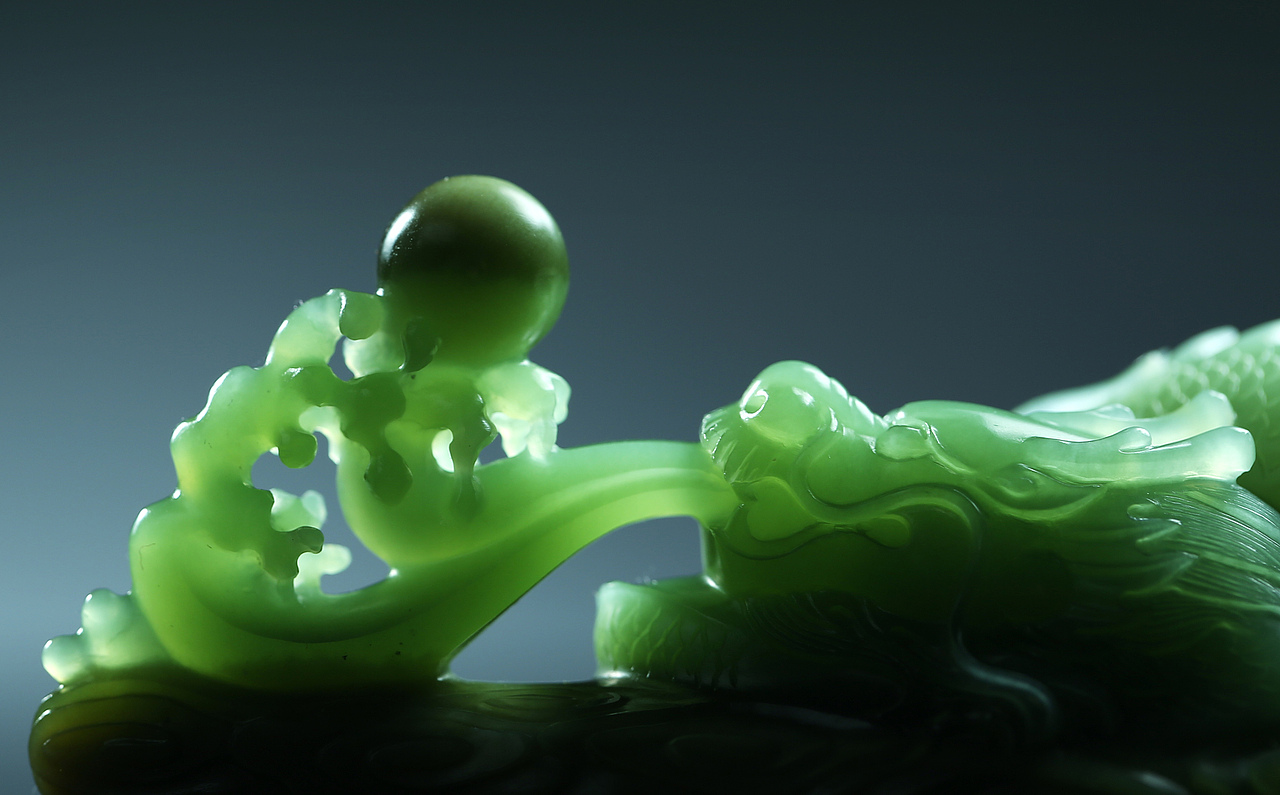 玉器摄影特写一