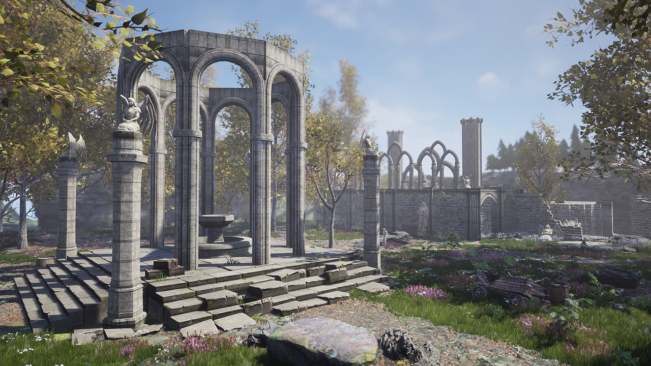 UE4室外场景_01（图ZMTg4Njk0MjU2） - 场景 - 站酷设计师Felix6138原创素材 - 站酷ZCOOL