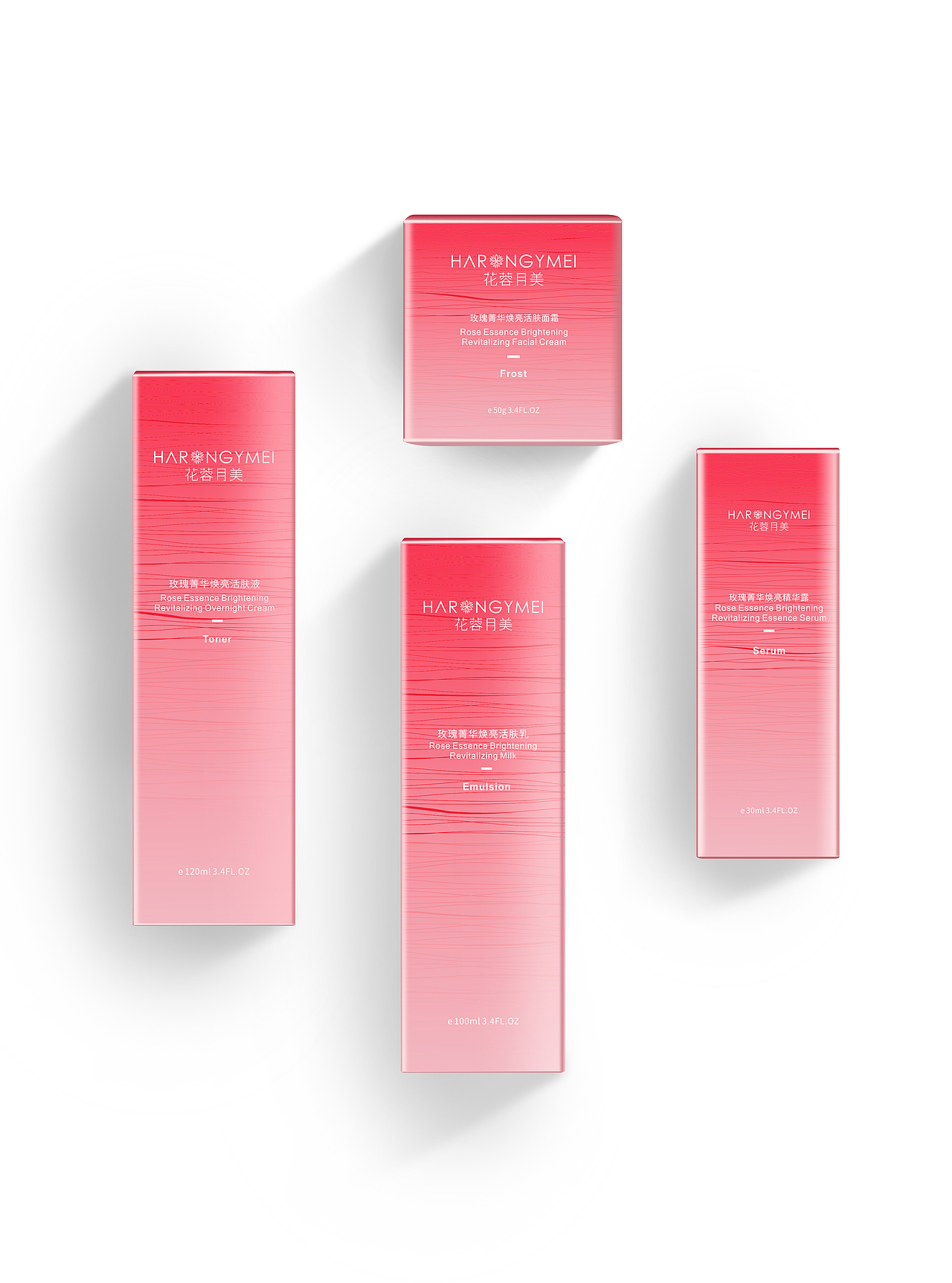 化妆品护肤套装包装设计（图ZMTYxMzk2MDM2） - 包装 - 站酷设计师叶考子原创素材 - 站酷ZCOOL