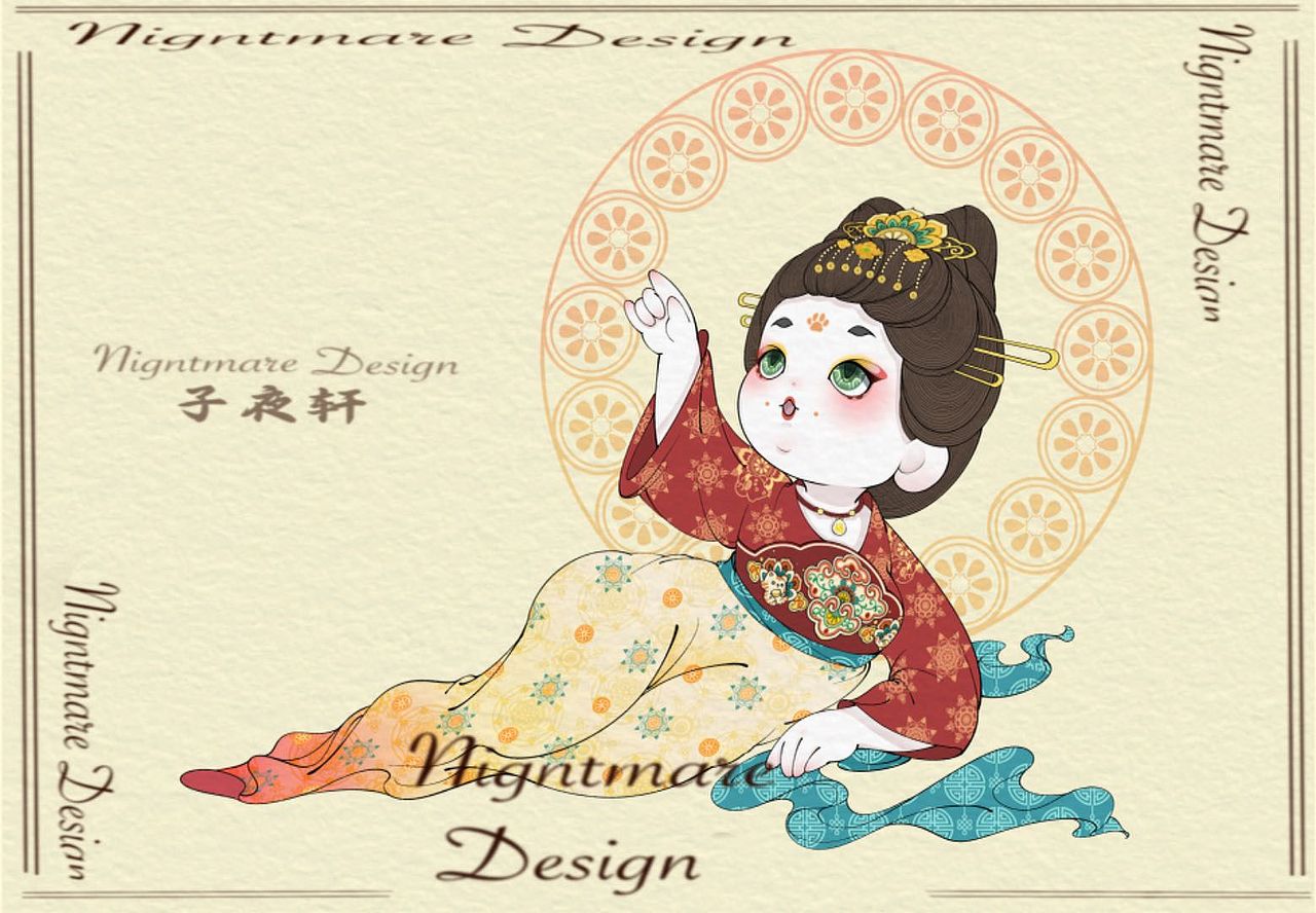 汉服娃娃（图ZMzQ3NTMyMjEy） - 创作习作 - 站酷设计师子夜Nightmare原创素材 - 站酷ZCOOL