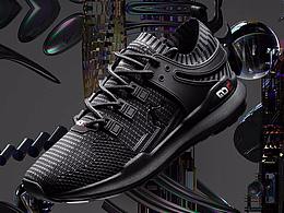 休閑鞋跑鞋詳情頁制作