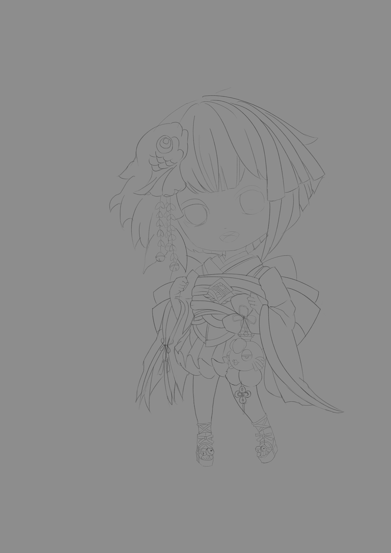 神乐（图ZNjkxMTYzMjQ=） - 游戏原画 - 站酷设计师BananaPower原创素材 - 站酷ZCOOL