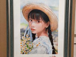 彩铅素描