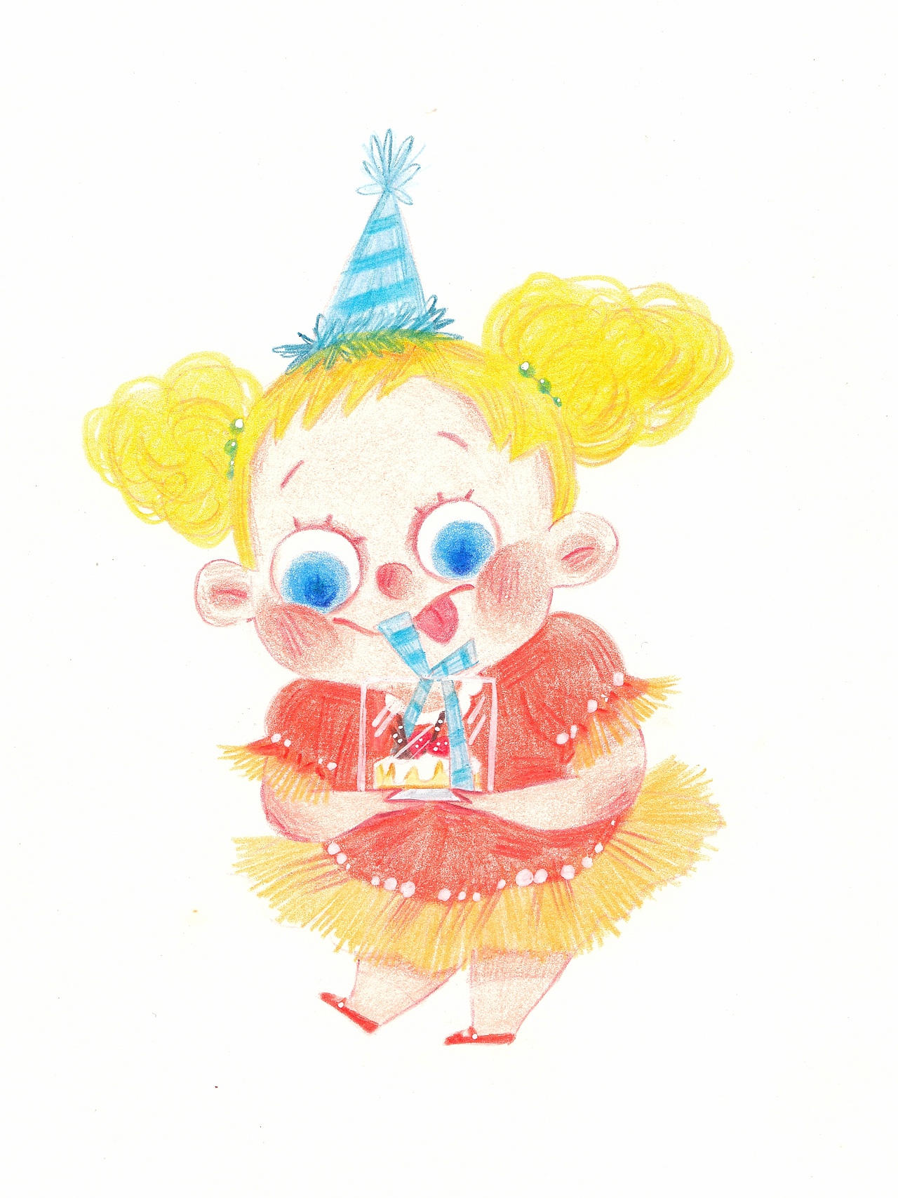 儿插 | 彩铅人物（图ZMTk5MTA1Mzk2） - 儿童插画 - 站酷设计师晓晓Krency原创素材 - 站酷ZCOOL