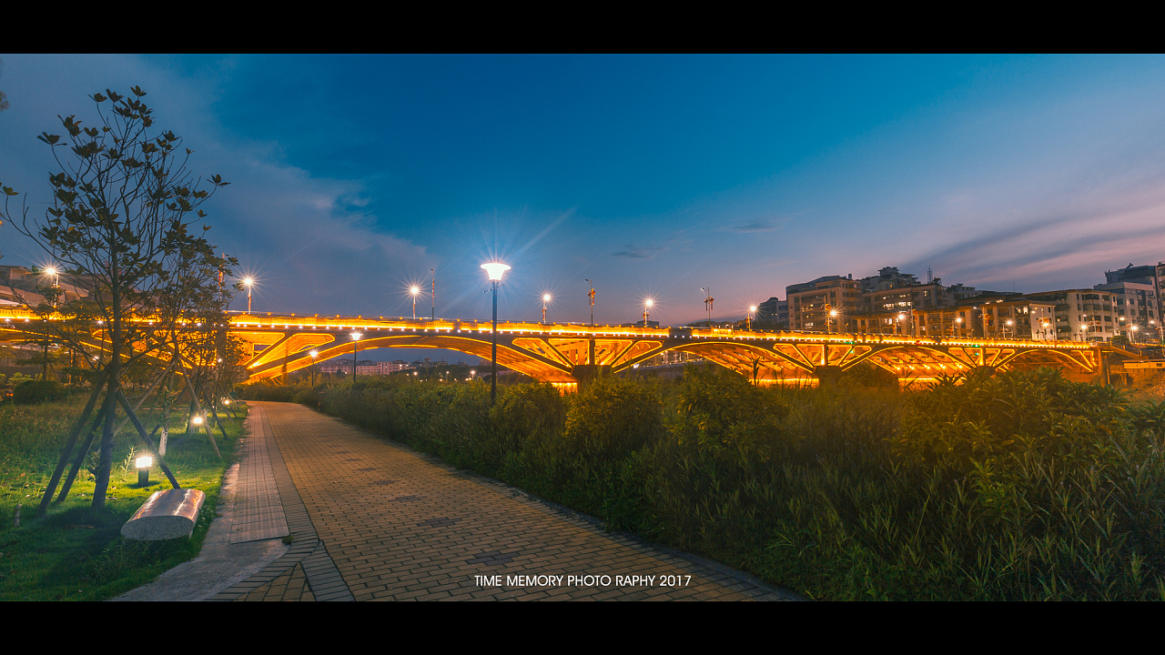 梅州五华水寨西河街新貌-下坝新公园