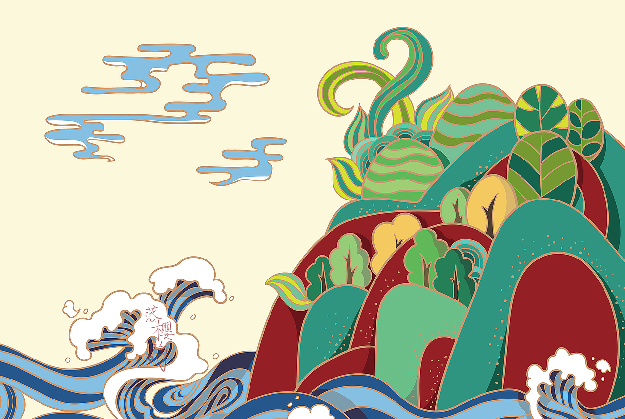 《阿里三》故事型品牌插画（图ZMTc0NzM4MDAw） - 商业插画 - 站酷设计师安小熊丷原创素材 - 站酷ZCOOL