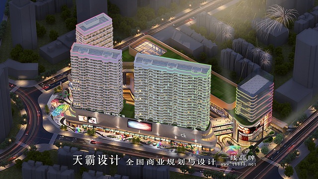 商业综合体装修设计效果图新概念新设计欣赏-天霸设计