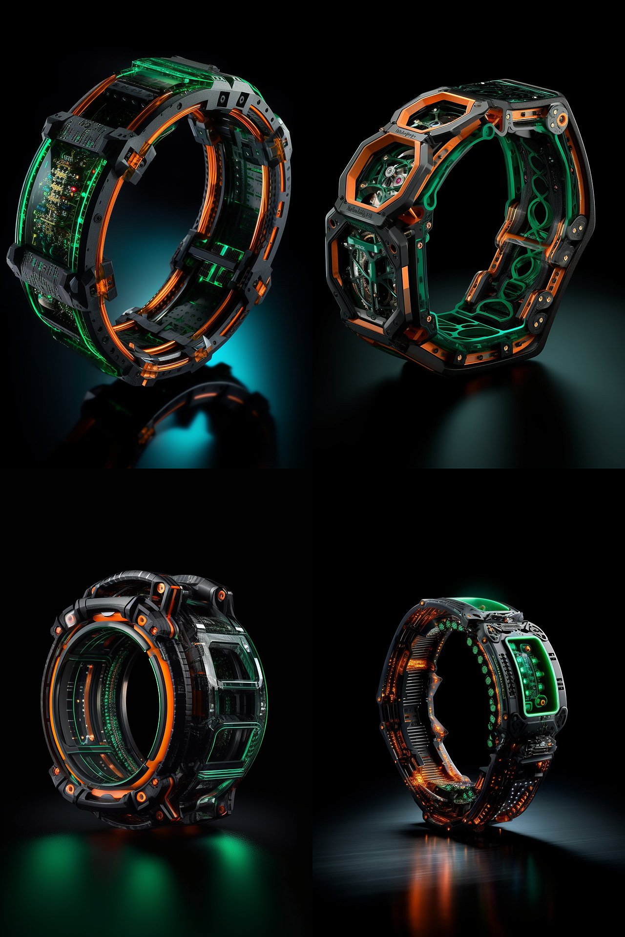 AI · 赛博朋克世界主题矩阵