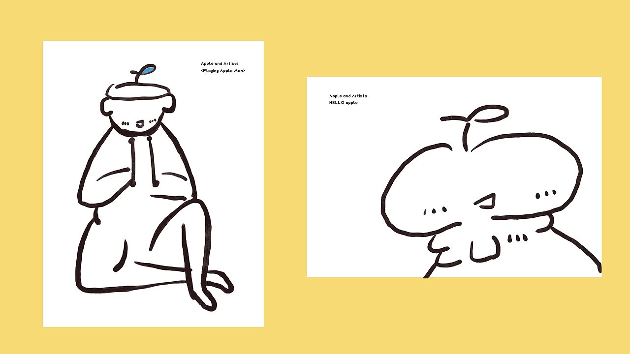 #世界名画100#《苹果艺术家》（图ZMzQzNzc0NTMy） - 艺术插画 - 站酷设计师三水治原创素材 - 站酷ZCOOL