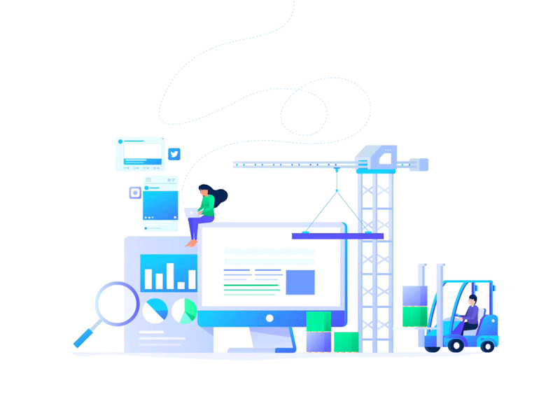 扁平风动态插画（图ZMzMwOTgxODAw） - 动效设计 - 站酷设计师慕容珽_Ivan原创素材 - 站酷ZCOOL