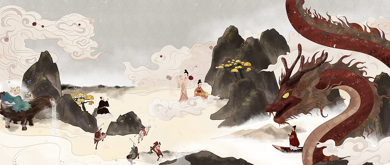 《一梦浮生》国风插画