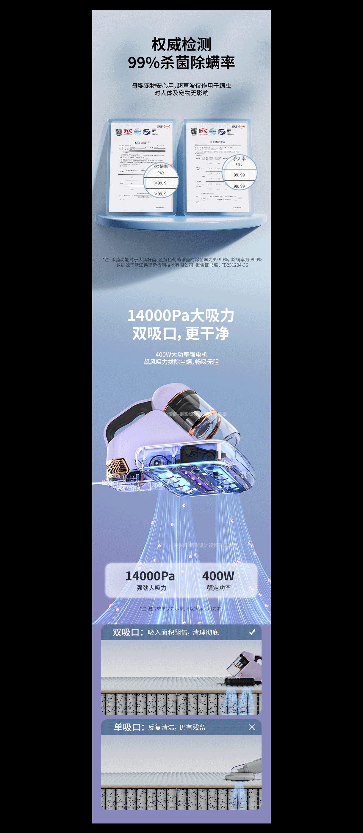 Haier海尔除螨仪 x 动态详情设计分享