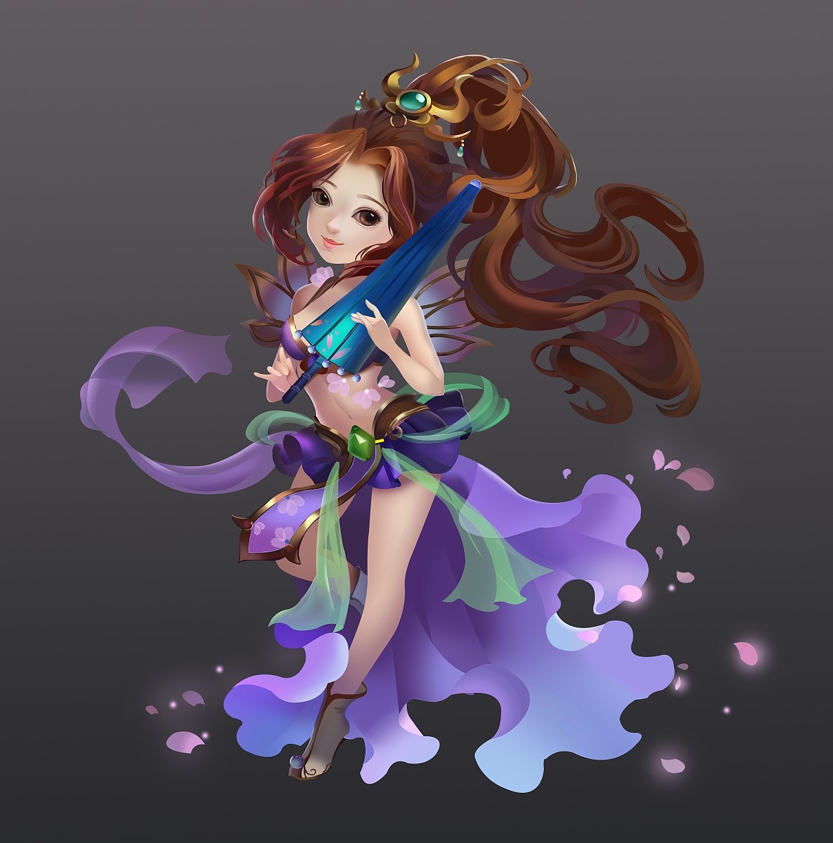 游戏人物的临摹