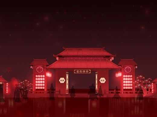 新春漢服商業(yè)氛圍包裝（個(gè)人主頁-ZNTM1MDg1MjQ=） - 展陳設(shè)計(jì) - 站酷設(shè)計(jì)師重慶華渝立合原創(chuàng)素材 - 站酷ZCOOL