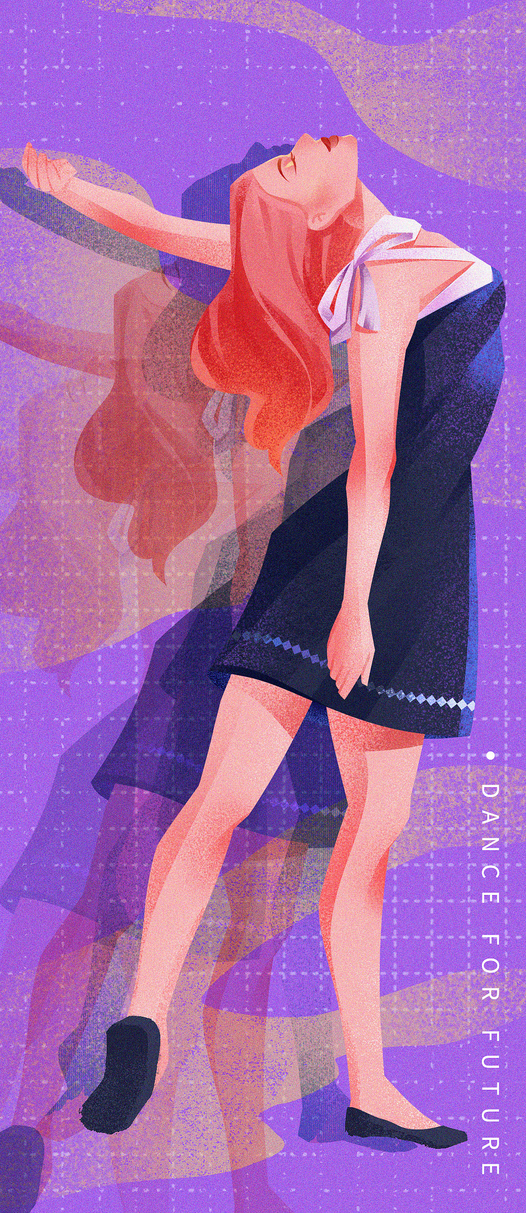 #华为主题大赛#舞出新未来（图ZMTYxOTQ5OTM2） - 商业插画 - 站酷设计师Kim__z原创素材 - 站酷ZCOOL