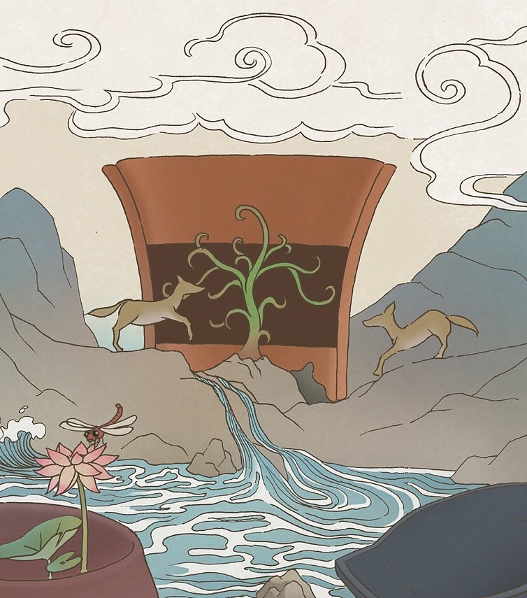 江南 · 忆 × 小爺XIAOYE（图ZMjA4ODU1MzQ0） - 商业插画 - 站酷设计师小爺XIAOYE原创素材 - 站酷ZCOOL