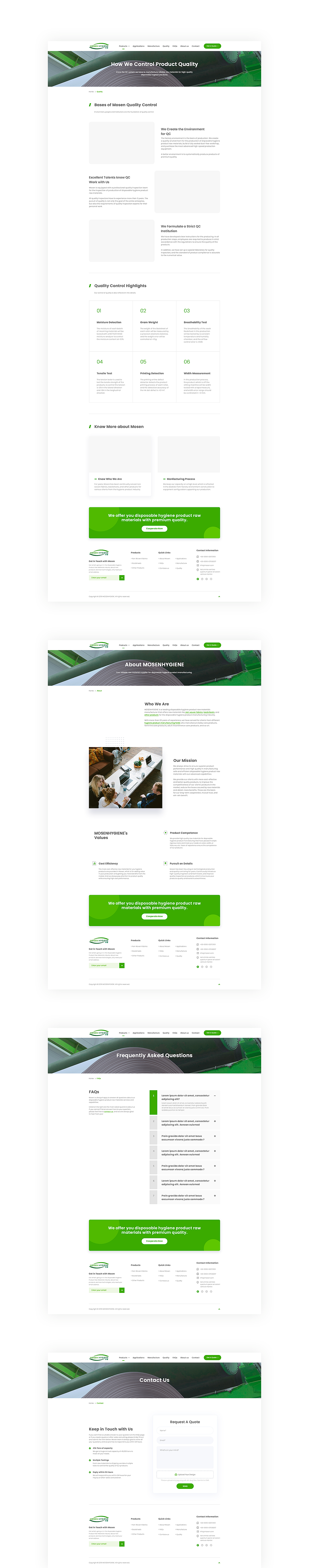 无纺布材料-卫生用品官网（图ZMTgxMjY5ODgw） - 企业官网 - 站酷设计师Douni豆妮原创素材 - 站酷ZCOOL