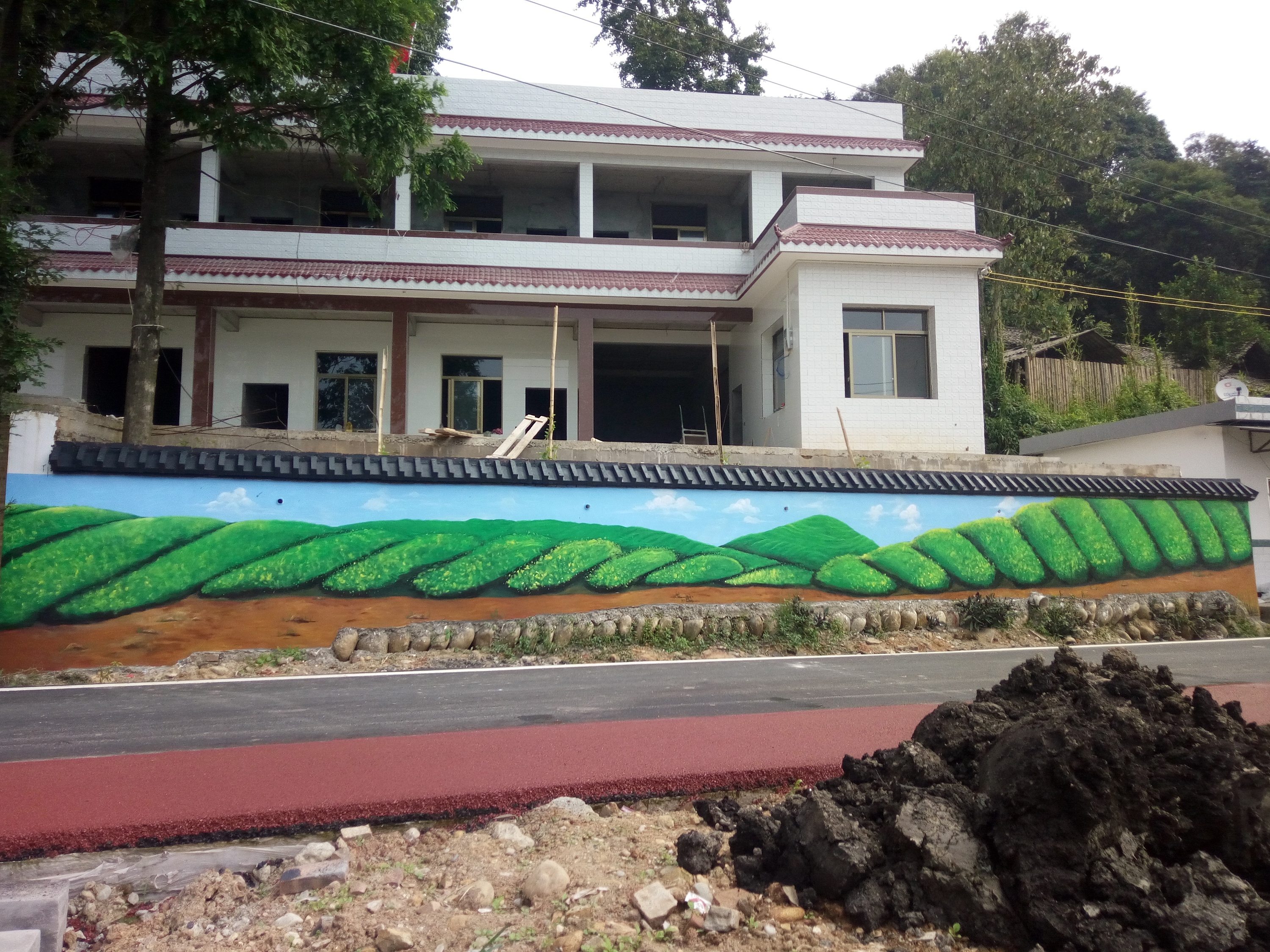 新农村墙绘,乡村文化墙,社区墙绘,社区文化墙