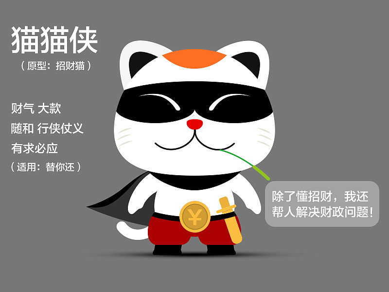 金融吉祥物设计与推广漫画