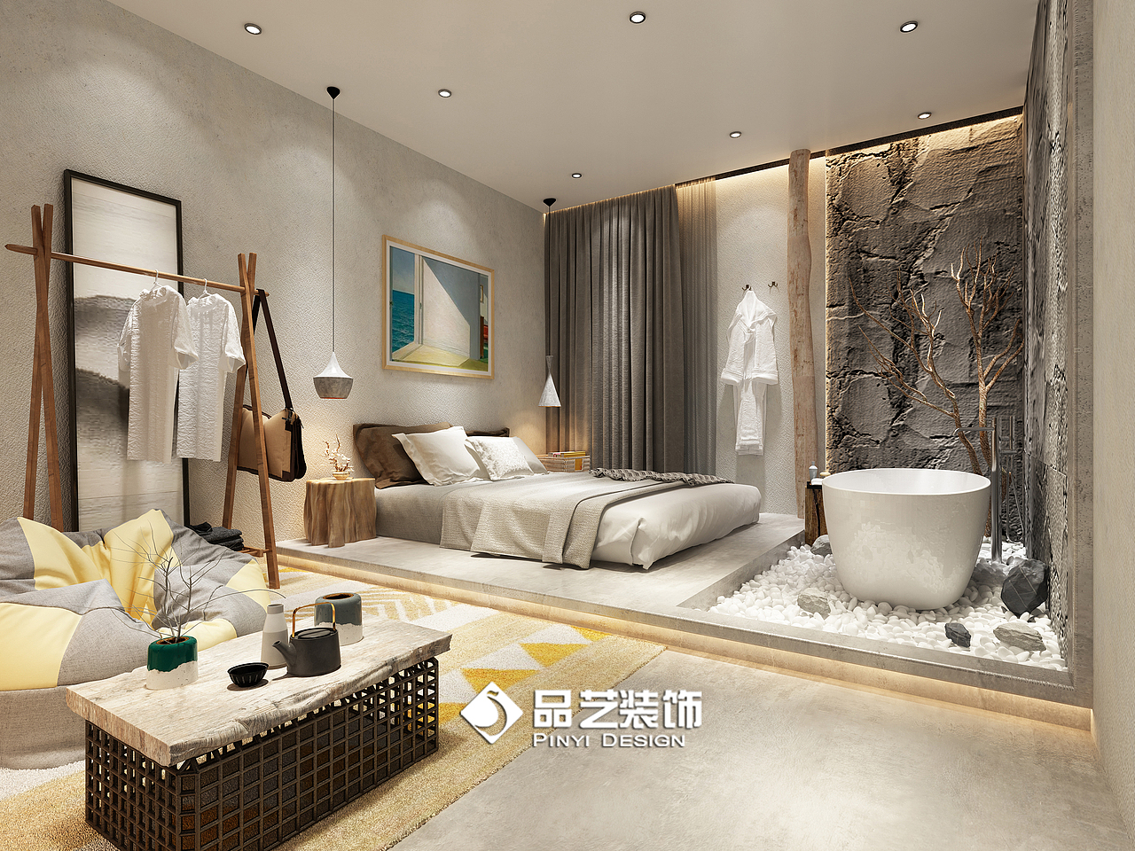 艺术主题酒店装修设计 民宿酒店设计